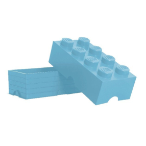 LEGO úložný box 250 x 500 x 180 mm - světle modrá