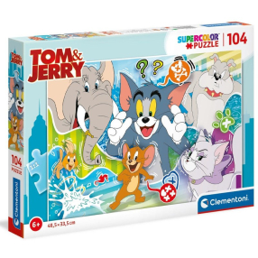 Puzzle Tom a Jerry 104 dílků