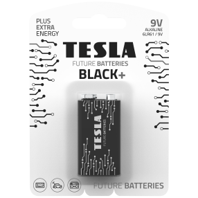 Baterie 9V black+