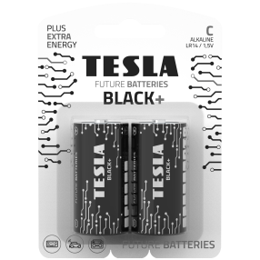 Baterie C black+
