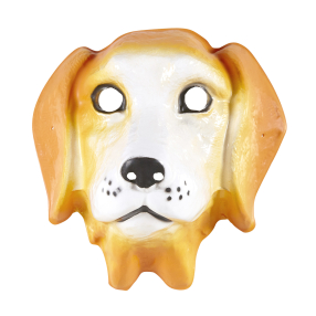 Maska plastová pes