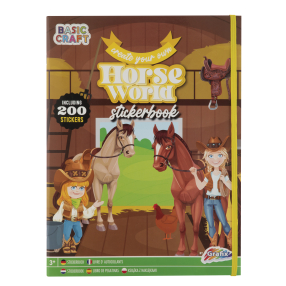 Magická kniha se samolepkami koní