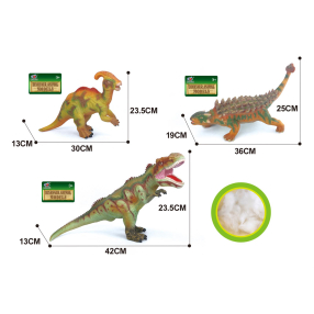 Dinosaurus měkký 3 druhy 42 cm