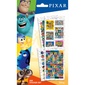 Samolepky Pixar set 200 ks