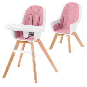 Židlička jídelní 2v1 Tixi růžová Kinderkraft 2020