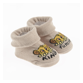 Novorozenecké ponožky Lví král- béžové