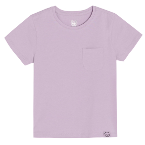 Basic tričko s krátkým rukávem- fialové