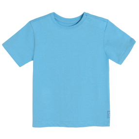 Basic tričko s krátkým rukávem- modré