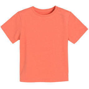 Basic tričko s krátkým rukávem- oranžové