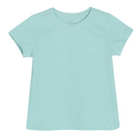 Basic tričko s krátkým rukávem- tyrkysové