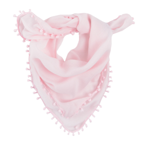 Dívčí šátek- světle růžový