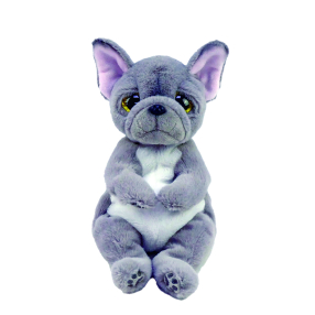 Ty Beanie Bellies Wilfred 15 cm - šedý pes