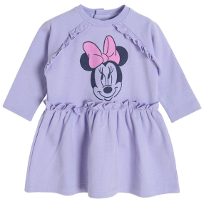 Šaty s dlouhým rukávem Minnie- fialové
