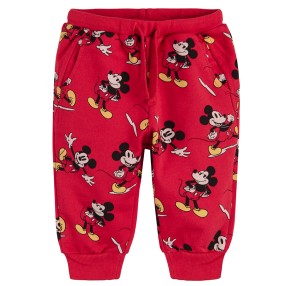 Sportovní kalhoty Mickey Mouse- červené