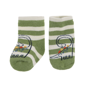 Ponožky s dinosaurem- zelené