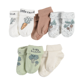 Ponožky s motivem zeleniny 5 ks- více barev
