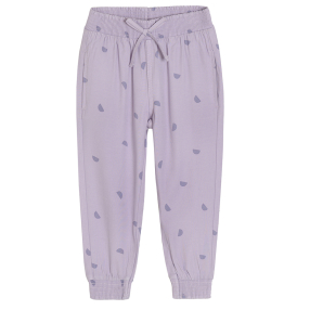 Volnočasové kalhoty- fialové
