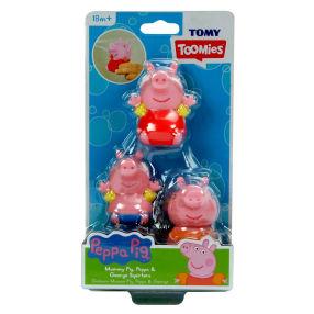 Toomies - Prasátko Peppa Pig, maminka a Tom - stříkající hra
