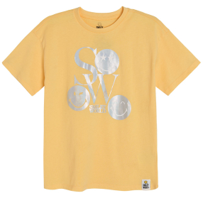Tričko s krátkým rukávem Smiley World- žluté