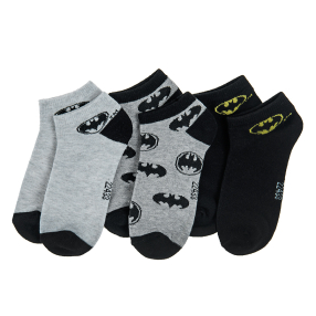 Kotníkové ponožky Batman 3 ks- šedé