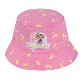 Rybářský klobouk Tlapková patrola- růžový