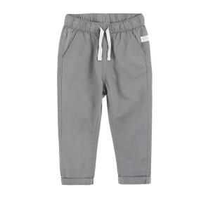 Kalhoty s elastickým pasem- šedé