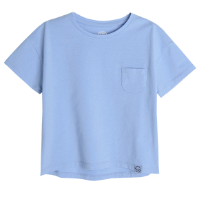 Basic tričko s krátkým rukávem- modré