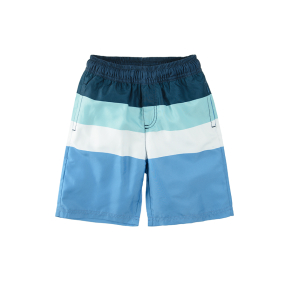 Plavecké šortky s pruhy UV 50- modré