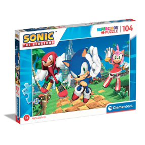 Puzzle 104 dílků Sonic
