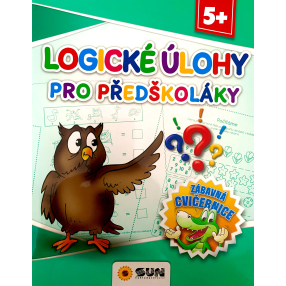 Zábavná cvičebnice - Logické úkoly pro předškoláky