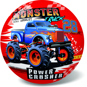 Míč Super cars-Monstr truck 23 cm