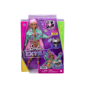 Barbie Extra Růžové copánky