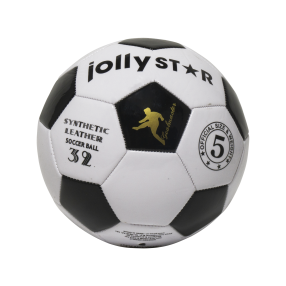 Míč kožený fotbalový Jolly Star EURO velikost č. 5