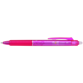PILOT FriXion Clicker 05, gumovací pero růžová