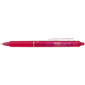 PILOT FriXion Clicker 07, gumovací pero růžová