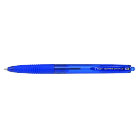 PILOT SuperGrip-G M, kuličkové pero, stiskací modrá