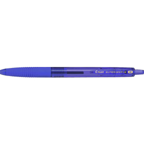 PILOT SuperGrip-G M, kuličkové pero, stiskací fialová