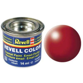 Barva Revell emailová - 32330 - hedvábná ohnivě rudá