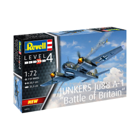Plastic ModelKit letadlo 04972 - Junkers Ju88 A-1 Battle of