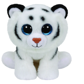 Beanie Babies Tundra, 15 cm - bílý tygr