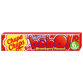 Žvýkačka Chupa CH Big Babol Strawb. 6x20x27,6g