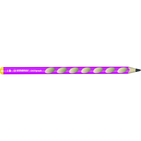 Ergonomická grafitová tužka pro leváky - STABILO EASYgraph růžová - 1 ks - Stupeň tvrdosti HB