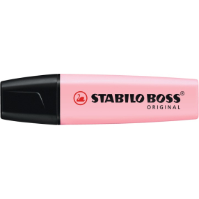 Zvýrazňovač - STABILO BOSS ORIGINAL Pastel - 1 ks - růžová