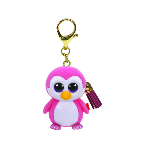Mini Boos přívěšek - růžový tučňák (3)