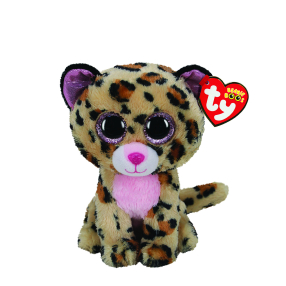 Boos Livvie, 15 cm - hnědo/růžový leopard (3)