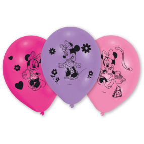 Latexové balónky Minnie, 10 ks