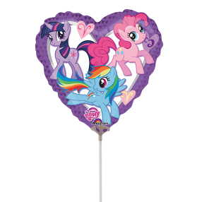 Foliový balónek na tyčce - kulatý - My Little Pony