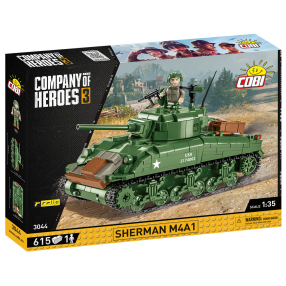 Sherman M4A1, 1:35, 615 k, 1 figurka