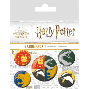 Set odznaků Harry Potter (koleje)