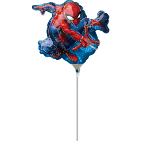 Foliový balónek na tyčce - tvar - Spider man